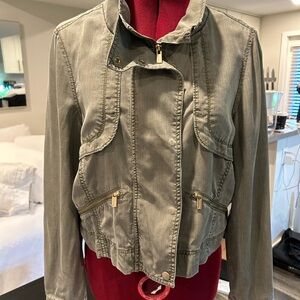 Jones New York Khaki Utility Jacket